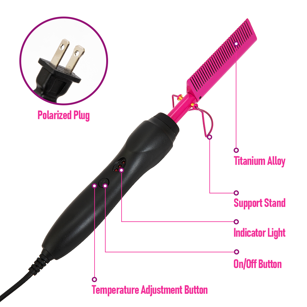 3 in 1 Hot Comb Straightener E - огляд і ціна Aerith Cosplay Prop