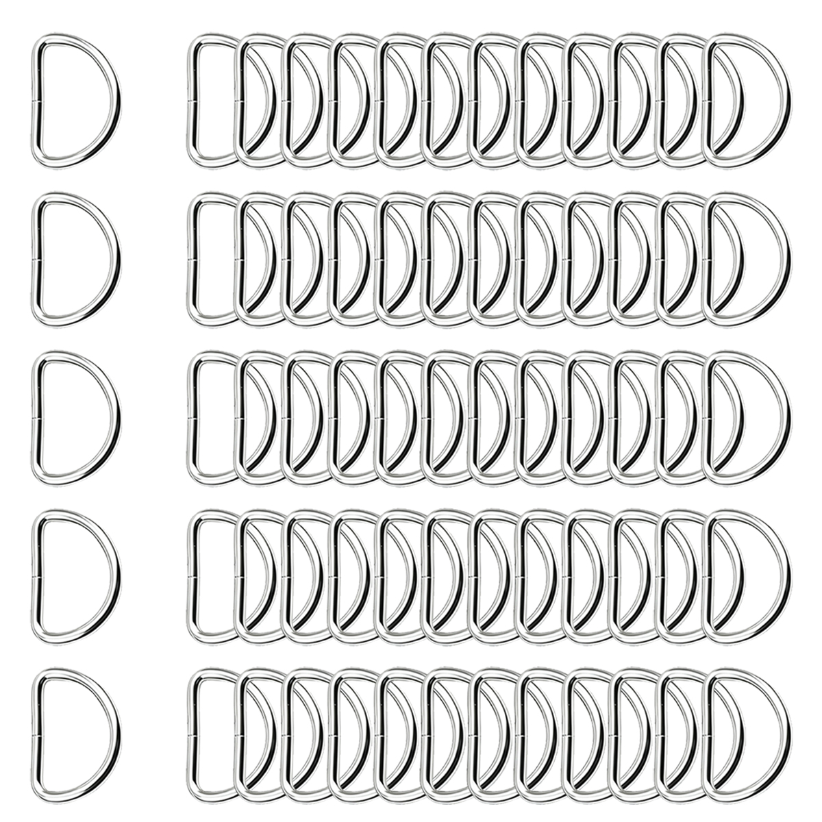 30/60/100Pcs D-ring buckle sta - огляд і ціна D Ring Strap