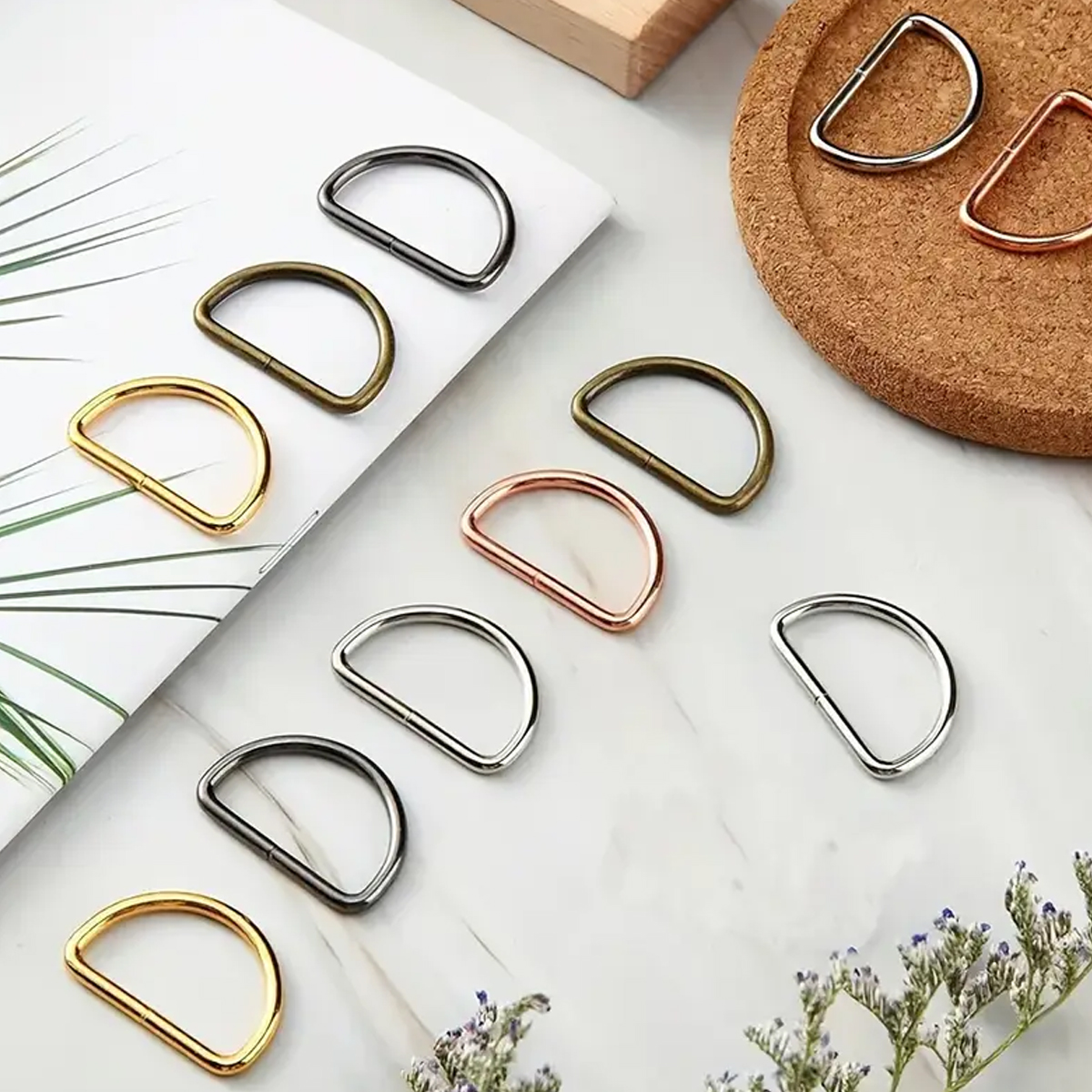 30/60/100Pcs D-ring buckle sta - огляд і ціна D Ring Strap