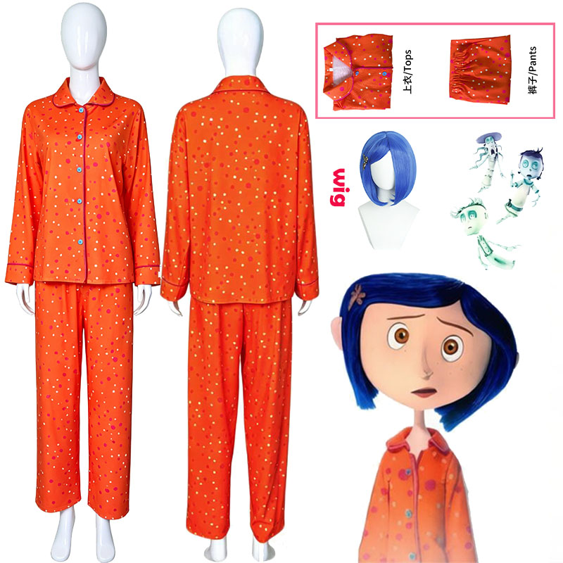 Movie Coraline Cosplay Pajamas - огляд і ціна Cosplay Prop