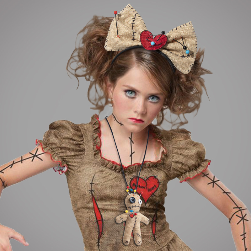 Voodoo Doll Costume Bow Headba - огляд і ціна Voodoo Cosplay And Prop
