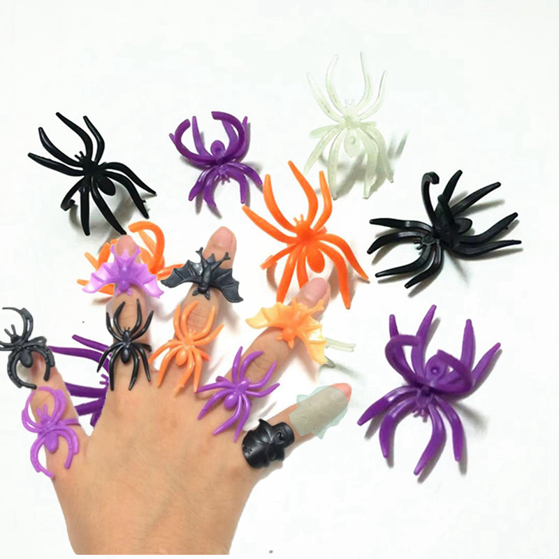 30/60pcs Bat Spider Rings Gift - огляд і ціна Cosplay Prop Filler