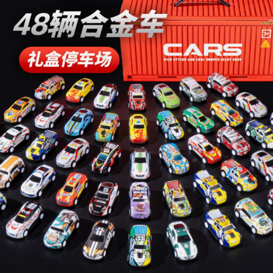48pcs toy car model power pull - огляд і ціна Cosplay Prop Filler