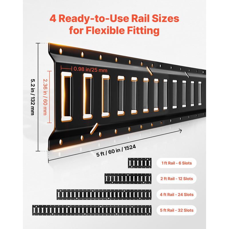 E-Track Tie-Down Rail Kit, 8 P - огляд і ціна D Ring Strap