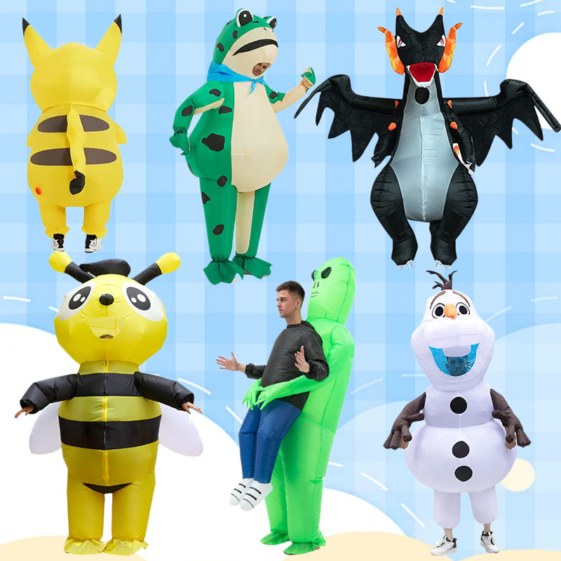 Adult Inflatable Costume Flame - огляд і ціна Cosplay Flame Prop