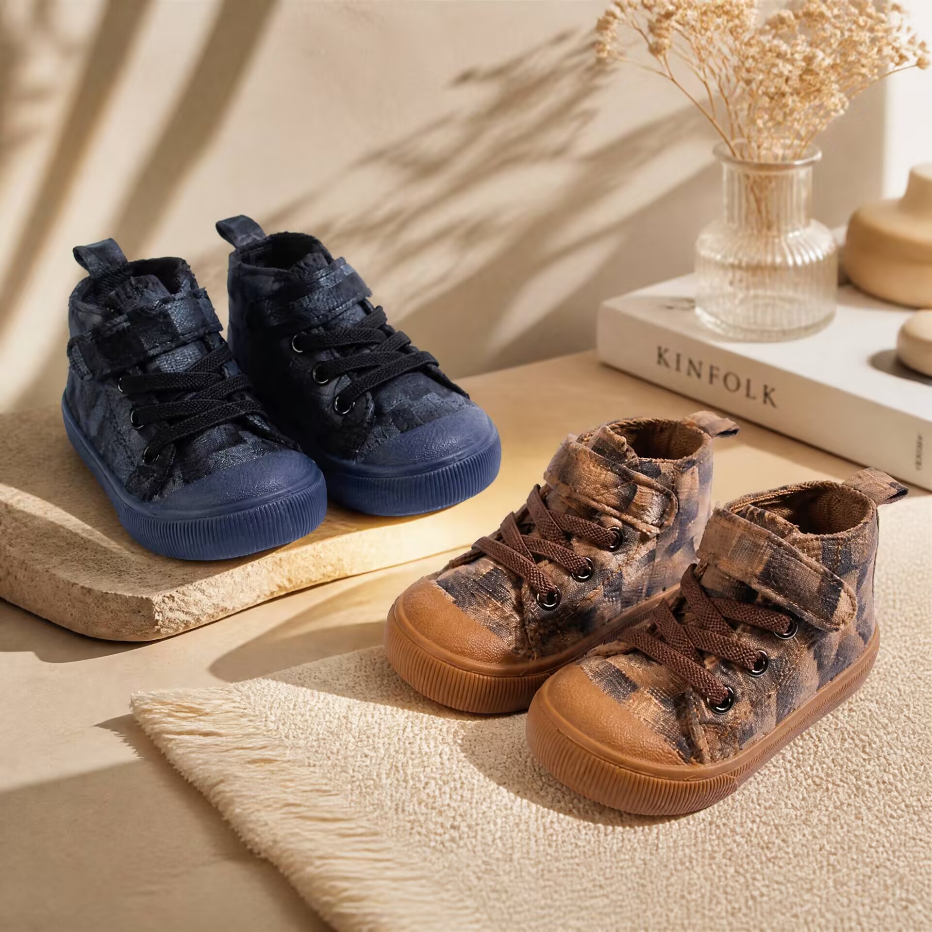 Spring and Autumn High-top Sho - огляд і ціна Velcro Hook Loop