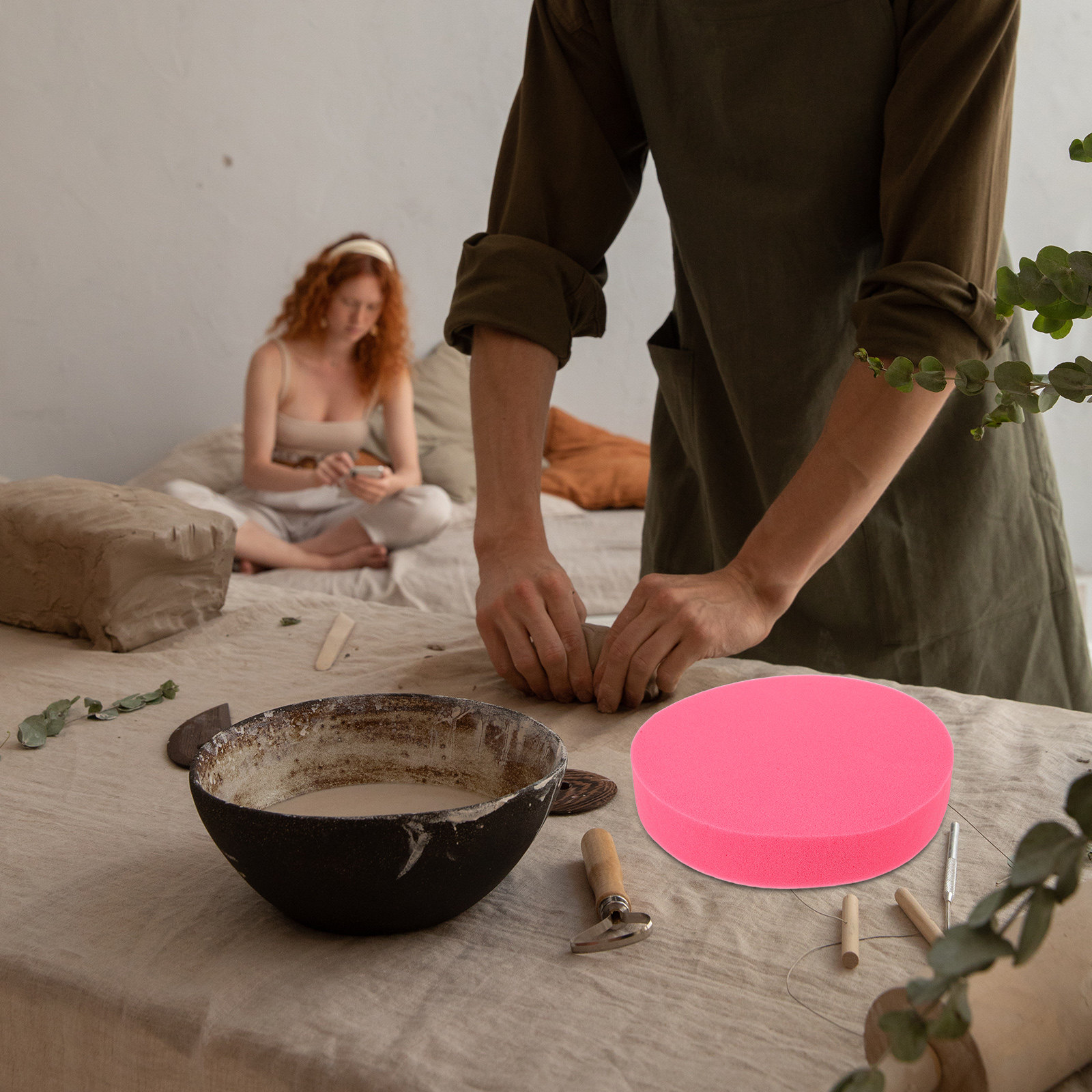 Pottery Sponge Mat 13.56 Inch  - огляд і ціна Foam Clay Sculpt
