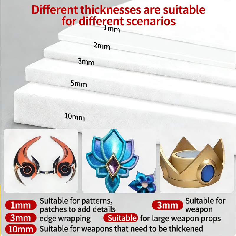 EVA foam sheet material model  - огляд і ціна Cosplay Props Eva Foam
