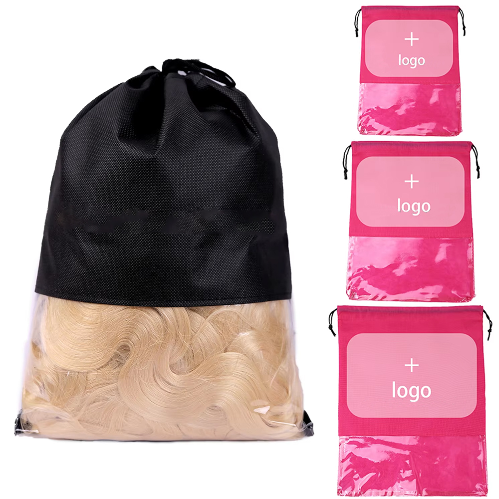 12pcs Non-woven Wig Bag Black  - огляд і ціна Aerith Cosplay Prop
