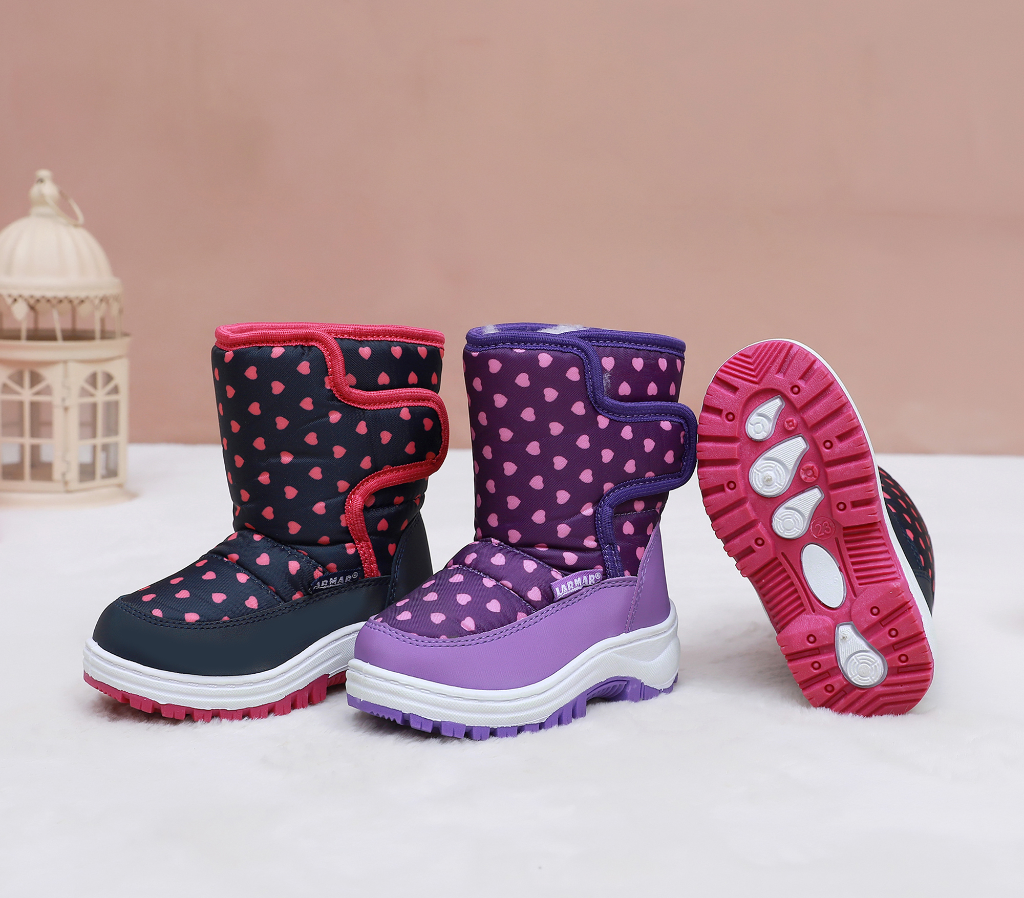  Kids Polka Dot Snow Boots Boy - огляд і ціна Velcro Hook Loop