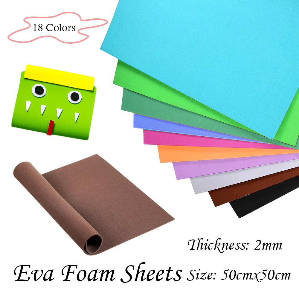 18 Colors 2mm Thick Colorful   - огляд і ціна Craft Foam Roll