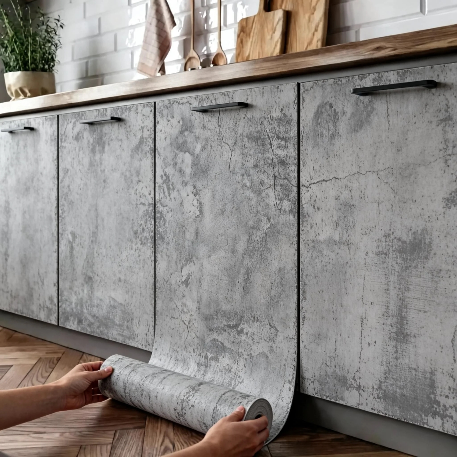 6M Cement Grey PVC Wallpaper S - огляд і ціна Contact Cement Glue