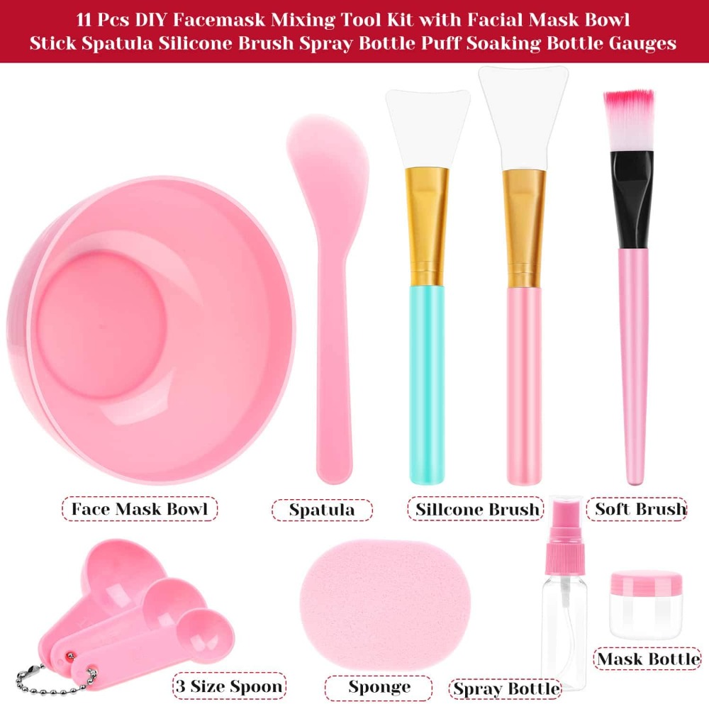 11 Pcs DIY Facial Mask Mixing  - огляд і ціна Hair Spray Color