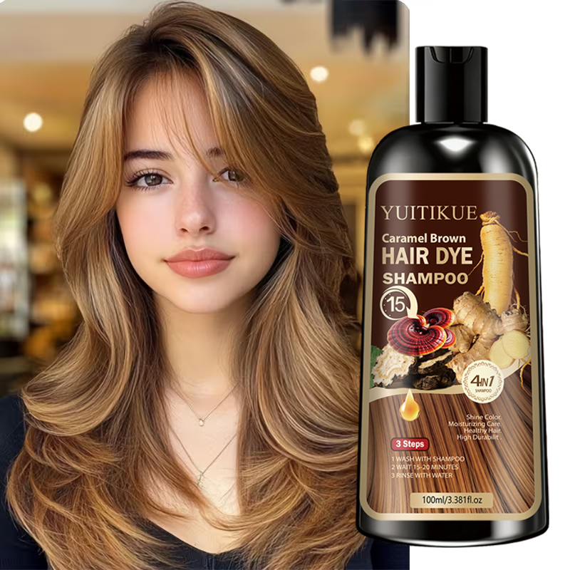 YUITIKUE 4-in-1 Caramel Brown  - огляд і ціна Hair Spray Color
