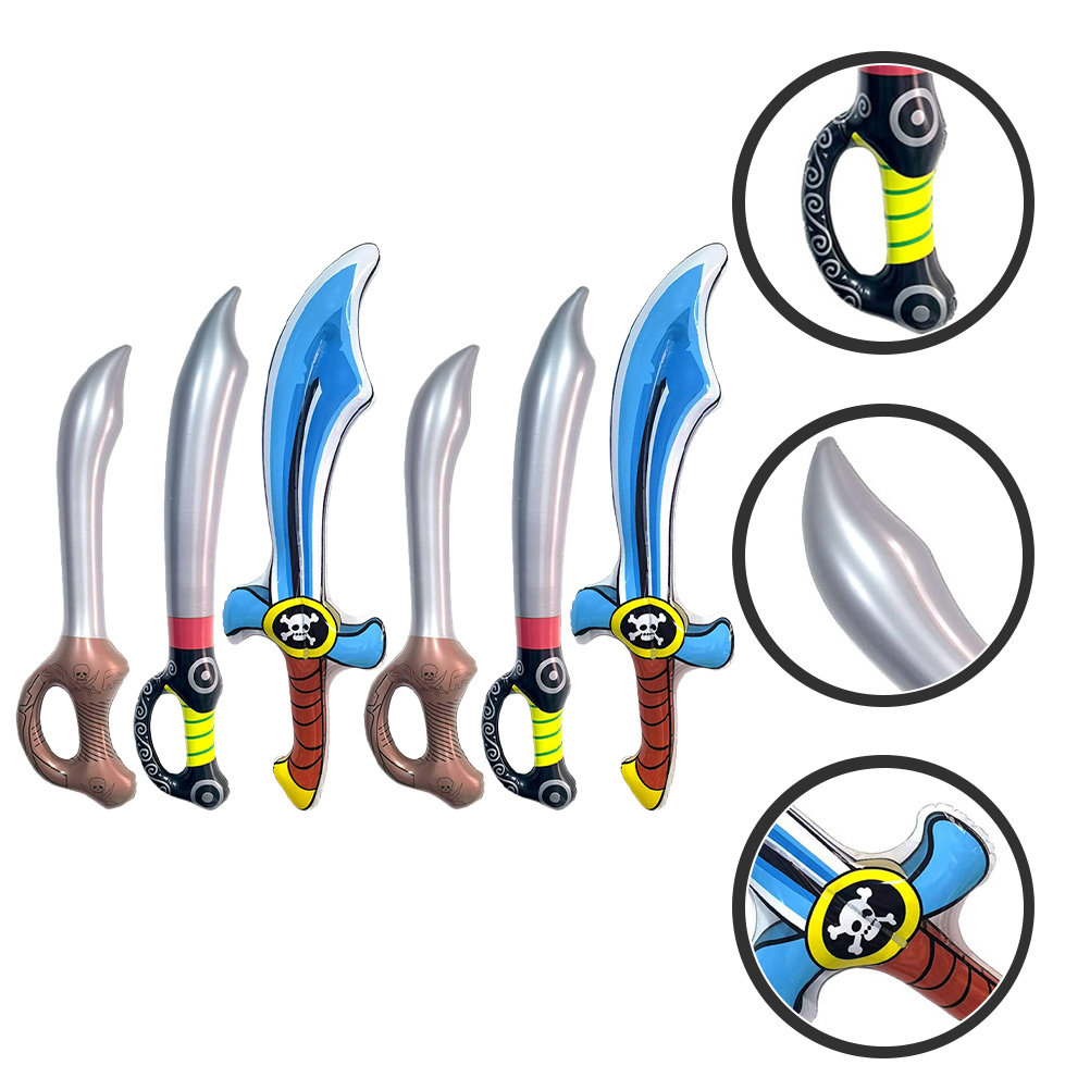 6Pcs Inflatable Pirate Swords  - огляд і ціна Easy Cosplay Prop