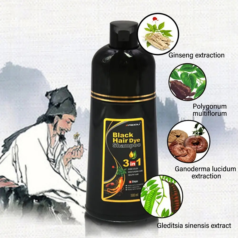 500ml Hair Color Dye Shampoo 3 - огляд і ціна Hair Spray Color