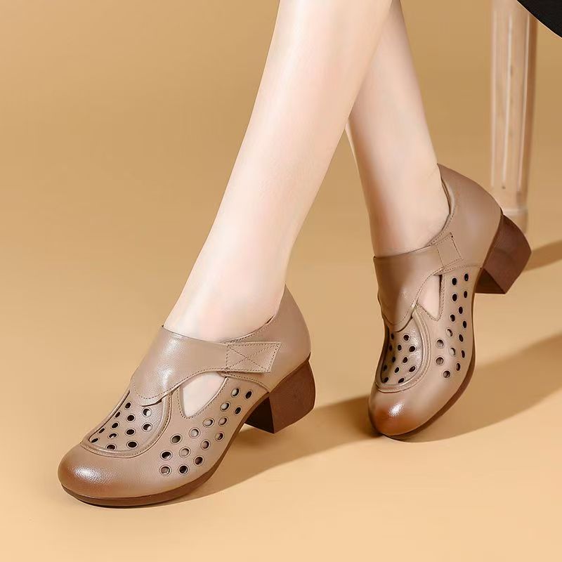 Women's Summer New Leather Hol - огляд і ціна Velcro Hook Loop