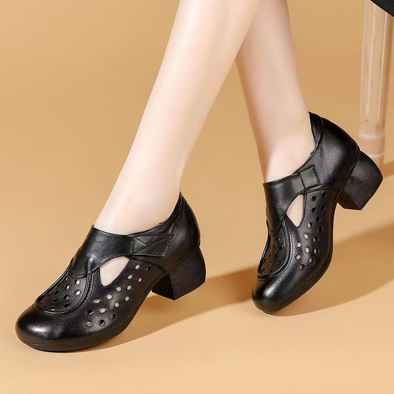 Women's Summer New Leather Hol - огляд і ціна Velcro Hook Loop