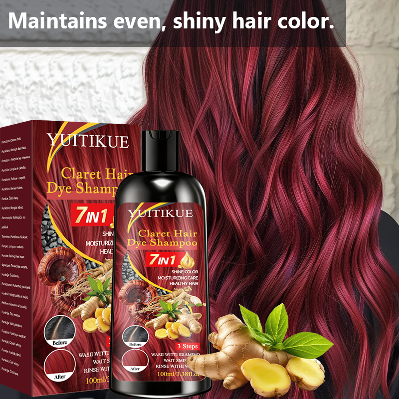 7 IN 1 Claret Hair Color Shamp - огляд і ціна Hair Spray Color