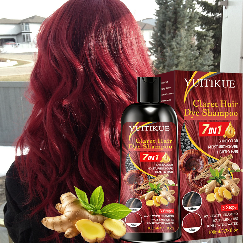 7 IN 1 Claret Hair Color Shamp - огляд і ціна Hair Spray Color