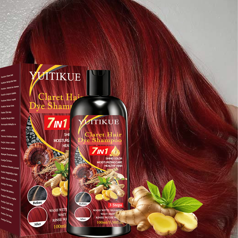 7 IN 1 Claret Hair Color Shamp - огляд і ціна Hair Spray Color