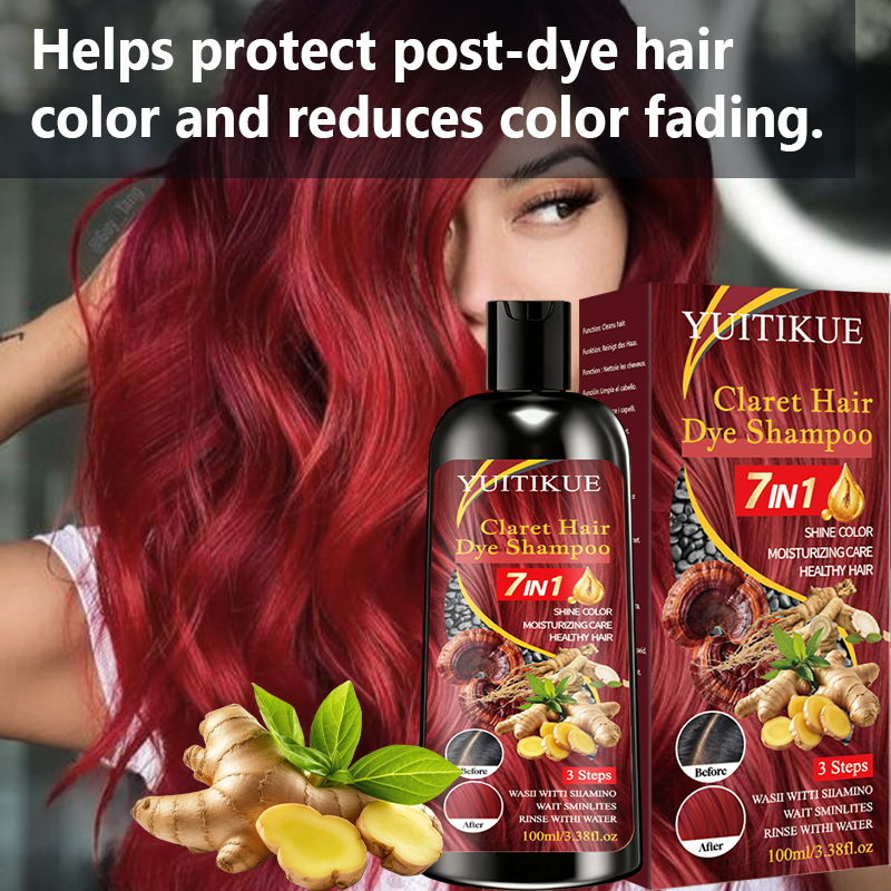 7 IN 1 Claret Hair Color Shamp - огляд і ціна Hair Spray Color
