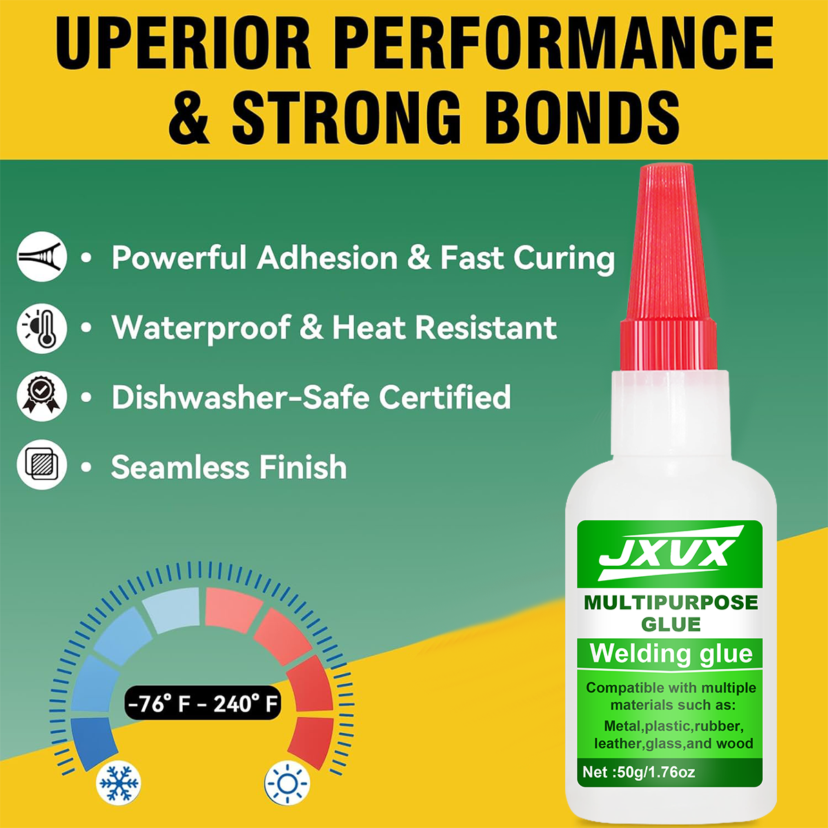 Contact Glue 50ml Strong Oily  - огляд і ціна Contact Cement Glue